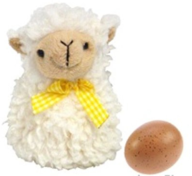 Eierwärmer Schäfchen plüschiges Schaf gegen kalte Eier