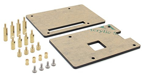 Geekworm Raspberry Pi Universal HAT Gehäuse - DIY Kit Acryl Hülle für Pi 5 / 4 Model B / 3B+ / 3B / 2B / B+