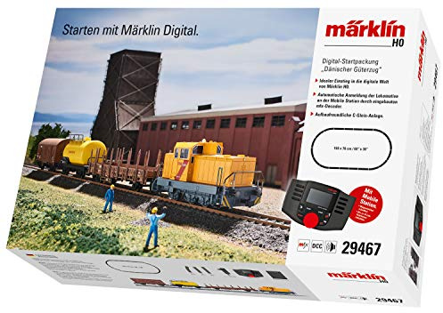 Märklin 29467 - H0 Digital Startpackung Dänischer Güterzug mit Mobile Station