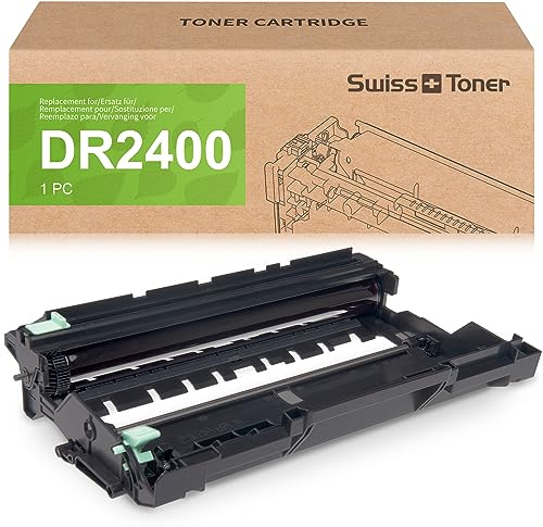 swiss toner DR2400 DR-2400 Trommel Kompatibel für Brother TN2420 Toner für MFC-L2710DN MFC-L2730DW MFC-L2750D HL-L2310D HL-L2350DN HL-L2370DN HL-L2375DW DCP-L2510D DCP-L2530DW -1 Pack