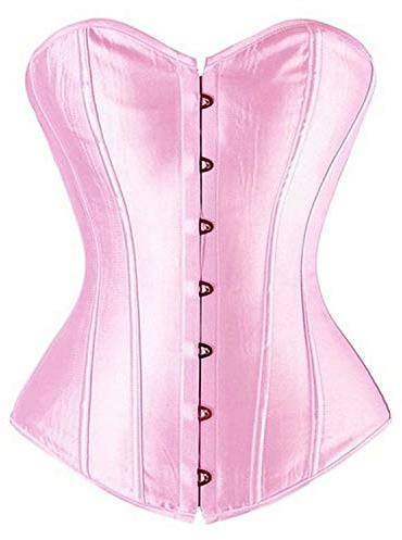 Korset Corset Överst Buster Prinsessan Snör upp Kvinnor Överskridande Satin Plusstorlek