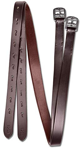 Swiss Horse Steigbügelriemen 150 cm Leder - braun