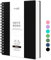 RETTACY Notizbuch B5 Gepunktetes, Bullet Dot Grid Journal, Spiral-Notizbücher 300 Blatt/150 Seiten zum Schreiben, 100gsm, PVC Hardcover, für Frauen Männer Arbeit Büro Schule, 19 x 25 cm - Schwarz