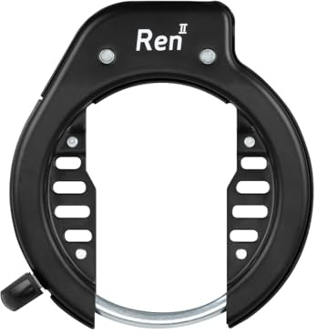 AXA Ren 2 Rahmenschloss – Sicherheitsstufe 5 – Breite Öffnung 61 mm – Schlüssel nicht abziehbar – Schwarz