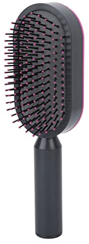 SIWOTED Brosse à cheveux à palette compacte et portable Peigne de massage à coussin d'air avec poignée confortable pour un usage domestique