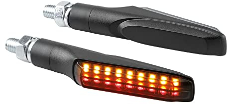 Lampa 91623 Victory Rear, frecce Moto LED omologate, indicatori di direzione a LED e Luce di Posizione/Stop Posteriori - 12V LED