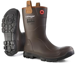 Dunlop Protective Footwear, LJ2HX42, Purofort RigPRO Full Safety, Marron Foncé, Taille 43 EU