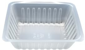 Générique 500 barquettes charcutières 500 cc en plastique transparent – Emballage élégant et pratique pour frites, charcuterie, salades et produits frais