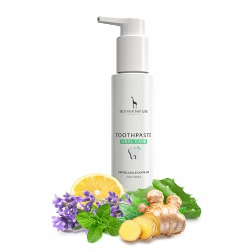 Aloe & Ingwer Mundpflege Zahnpasta | Natürliche Formel mit Hydroxylapatit zur Remineralisierung, Aufhellung und Frische | Zahncreme & Mundwasser in einem | Lang anhaltend saubere und frische Atemluft