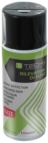 Techly 621796 Rilevatore di Fumo Trasparente