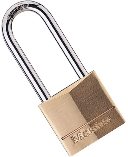 Master Lock 140DLH Padlock, 1 Pack, Bronze/Silver