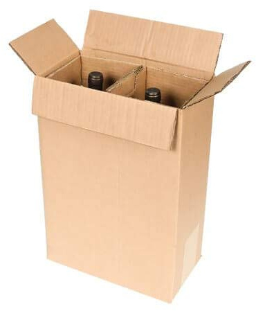 SpiritedShipper Two Bottle Magnum Shipper - Kraft (10 Boxes and Inserts)