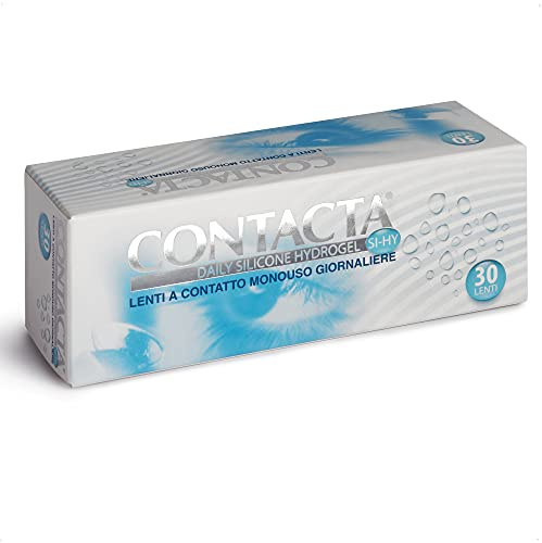 Contacta, Daily Silicone Hydrogel 30, Lenti a Contatto Giornaliere per Miopia, Lenti a Contatto con Silicone Hydrogel Traspiranti e Facili da Applicare, Diottrie -3,75, Confezione da 30 Lenti Monouso