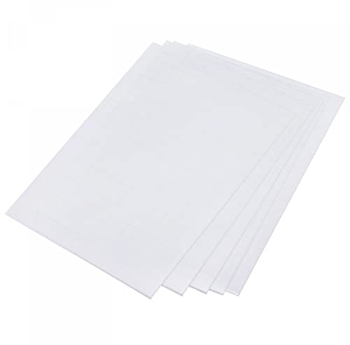 sourcing map Auto-scellant Pochettes Plastifier A6 Laminage Film Transparente Feuille, 150x110x0.26mm pour Photo, Papier, Menu, Paquet de 50