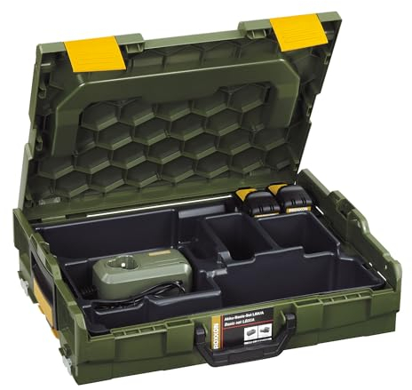 Proxxon Akku Basis-Set LBX/A (L-Boxx inkl. 2 Akkus 2,0 Ah, Spannung 12,6 V, Koffer für Elektrowerkzeuge) 29900