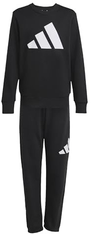 adidas Unisex - Bambini e ragazzi ESSENTIALS JOGGER, black/white/black, 5-6 Years