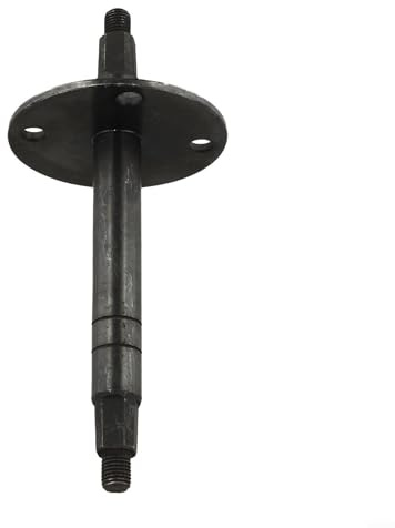 Pedal de eje de rueda central de metal compatible con bicicleta estática Tianxin, incluye juego de tuercas para un montaje estable de bicicleta (17 mm x 180 mm)
