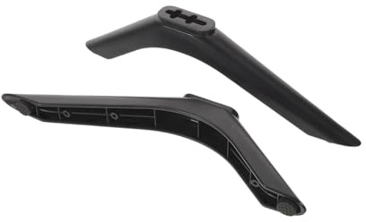 KONTONTY Supporto e da 26 a 43 Pollici, Design Stabile con Gambe 2 Pezzi in Abs Nero con Viti Installazione Rapida per Tv per Schermi Lcd LED per Casa e Ufficio