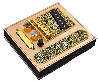 Alnicov 1 Set 3 Way Prewired Control Plate Bridge Neck Bridge Pickups Set,for Telecaster Electric Guitar Musical Instrument Parts Accessories