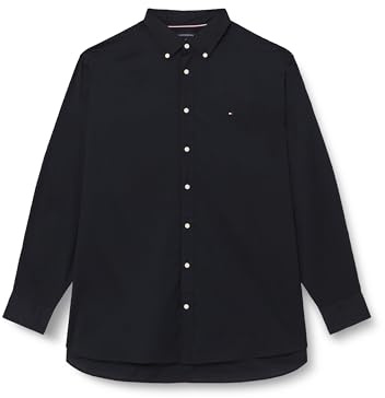 Tommy Hilfiger Uomo Camicia Regular Fit, Blu (Desert Sky), 3XL