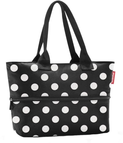 reisenthel shopper e1 dots white - Großraumtasche - Platz für den kleinen und den großen Einkauf