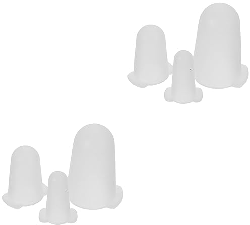 OUNONA 6 tappi protettivi per beccucci, tappi per strumenti di decorazione della torta, custodie in silicone per tubazioni, tubazioni, cappelli per attrezzi, pipeline, suggerimento per decorare il gel