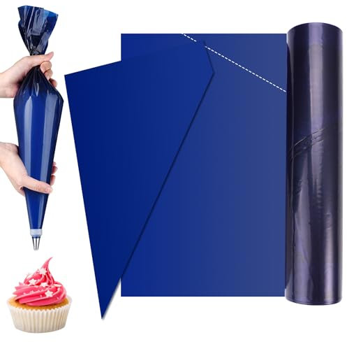 30 Stück Einweg-Spritzbeutel Set, Spritzbeutel Einweg mit Extra Groß 52cm, Dick Spritztüte Set Piping Bags, Profi Einweg Spritzbeutel für Kekse, Cupcakes, Dessert, Kuchen, Gebäck Torten, Dekorieren