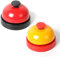 Arrderly Lot de 2 cloches de table, cloches de réception avec clochette croustillante, fabriquées pour cuisine, restaurant, hôtel, bar