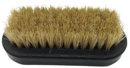 NJIEzhao Footwear Brush,Shoe Polish Brush Leather Hair Soft Polishing Tool Cleaning Nub Boots Clean Shine Footwear Brush(Yellow)