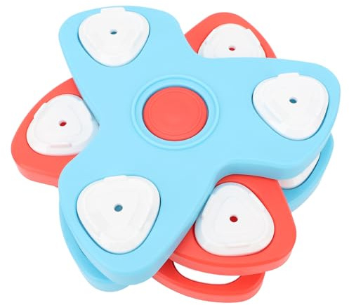 RiToEasysports Bol à Chiens de Mangeoire Lent, 4 Couches Anti-aval L'alimentation Interactive Ralentissez pour Manger pour Le Chien de Chat