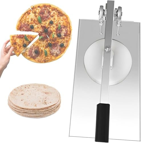 Pressa per impasto, pressa manuale per pizza, pasta, focacca, utensile da cucina resistente, facile da usare, perfetto per cuocere e cucinare in casa