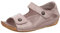 Gemini Damen Sandale Leder mit Klettverschluss und geschlossener Ferse 032093-02, Größe:41 EU, Farbe:Grau