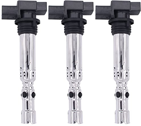 Doo Engy 3x Zündspule Stabzündspule 4-Polig für V-W Fox 5Z Polo 9N Sko-da Fabia 1.2