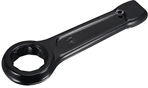 uxcell 41mm Box End Striking Ring Wrench, High Tensile Steel Single Head Spanner Hand Tool