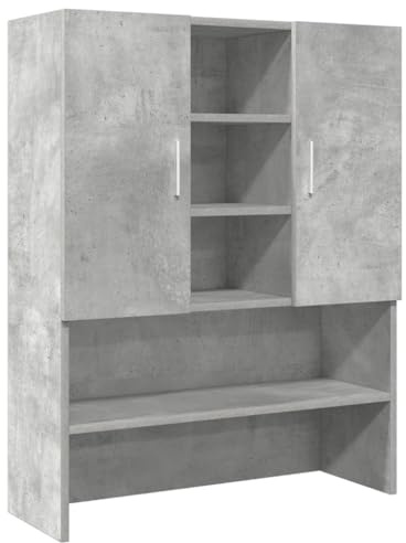 vidaXL Washing Machine Cabinet Concrete Grey 70.5x25.5x90 cm