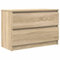 vidaXL TV-Schrank Sonoma-Eiche 80x35x54 cm Holzwerkstoff, TV-Möbel, TV-Board, TV-Sideboard, TV-Ständer, TV-Bank, Fernsehschrank, Fernsehtisch