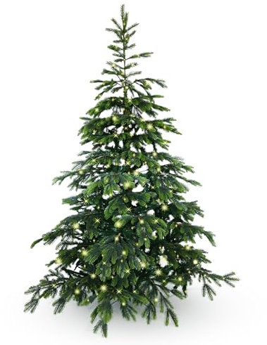 Gartenpirat Künstlicher Weihnachtsbaum BonTree Fichte 210 cm mit Beleuchtung 330 LED warmweiß Christbaum künstlich