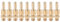 PROCTER 10 Pz 1/8 Pollici DN6 Ottone Getto D'Acqua Ugelli Fontana di Acqua Ugello Universale Paesaggio Fontana Giardino Decorazione Stagno Giardino