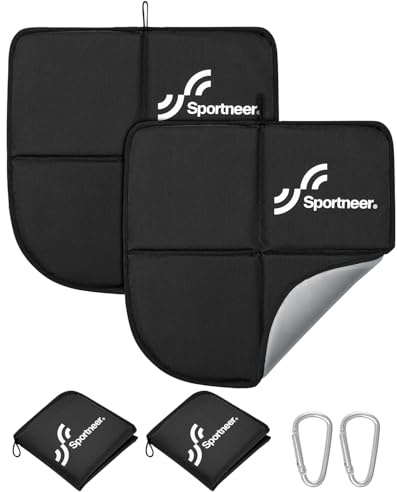 Sportneer 2 Piezas Plegable Asiento Almohadilla,Cojín de Asiento al Aire Libre Portátil,Estera de Asiento Impermeable para Niños,Picnic