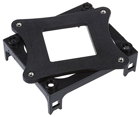 Osmond Base soporte de montaje de ventilador de CPU de plastico negro para enchufe 478