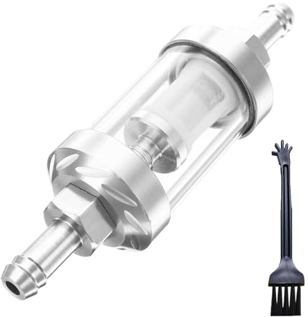 Benzinfilter,Benzinfilter Universal Inline Kraftstofffilter,Motorrad Benzinfilter,Universal 8mm Benzinöl Kraftstofffilter für Motorrad Auto ATV