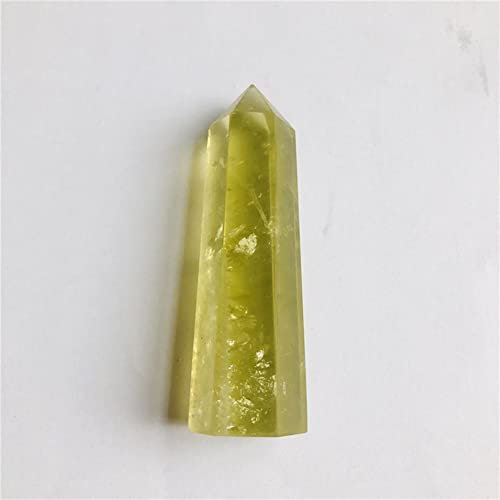 CZAOINCU 1 Pieza, 4-7cm, Varilla de Cuarzo de Cristal Natural, de Punto for Manualidades acuáticas, Hermosa Piedra de Cristal Natural Inicio Colecciones (Color : Citrine, Size : 50-60mm)