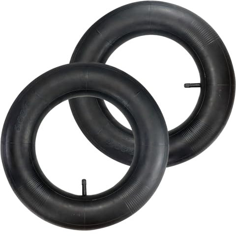 2 Pcs 3.50-8 Wheelbarrow Inner Tubes with Straight Valve Inflatable inner tube Replacement for Barrow Hand Trucks Carts Trolley