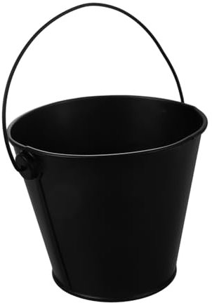 BESTonZON Seau à Graisse Et Seau pour Barbecue Résistant à Chaleur Noir Récipient Compact pour Collecte des Graisses pour Foyers Fumoirs Fours Et Accessoires Barbecue