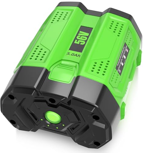 Zuliati BA4200T 5000mAh Replacement for EGO 56 Volt Battery, Compatible with EGO Snowblower, Leaf Blower, Electric Cordless Power Tools and Charger(5.0Amps-1PC)
