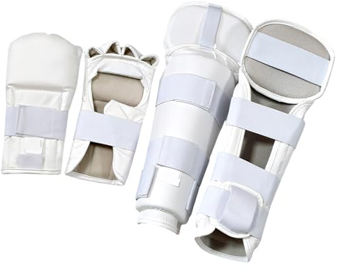 Xjdzineq Protectores de brazo de absorción de golpes, protectores de brazo y codo, equipo de protección para kickboxing, fácil de usar, protector de manos de karate de competición