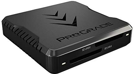 ProGrade Digital - Lettore di schede di memoria SD UHS-II a doppio slot, USB 3.2 Gen 2 per filmmaker, fotografi e creatori di contenuti professionali