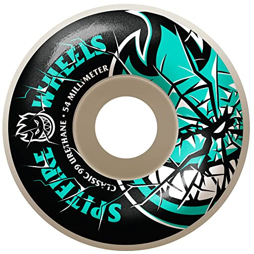 Roue de Skateboard 54mm Shattered Big Head Blanc