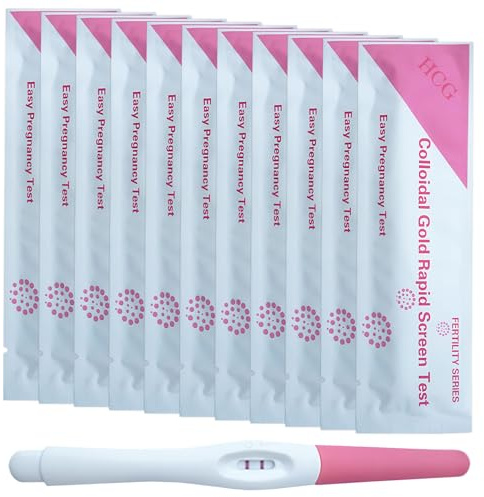 11 Pcs Test Di Gravidanza Precoce Stick Gravidanza,Altamente Sensibile,Rilevamento Rapido,Preciso E Affidabile,Confezionato Singolarmente,Per Una Migliore Comprensione Delle Proprie Condizioni