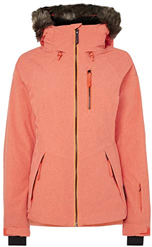 O'Neill PW Vauxite Jacket Chaqueta Esqui Y Snowboard para Mujer, Mujer, Neon Flame, M
